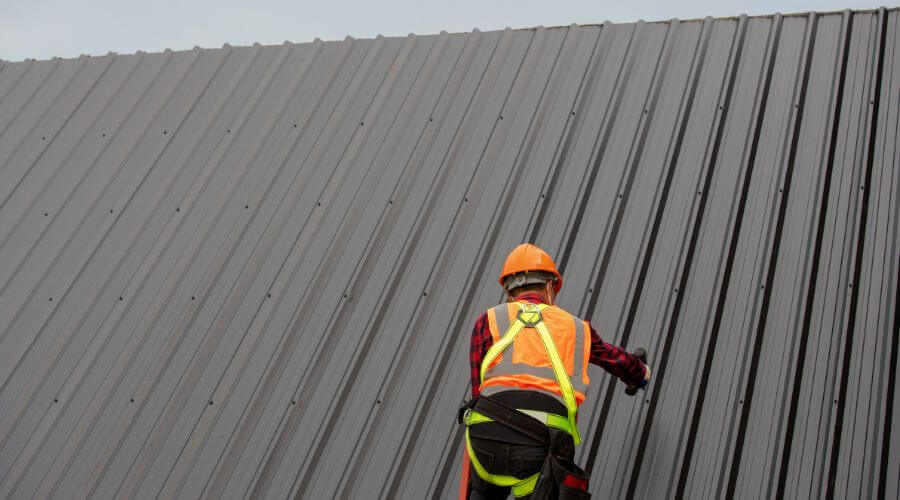 Professional metal roof installation services in Weiner, AR